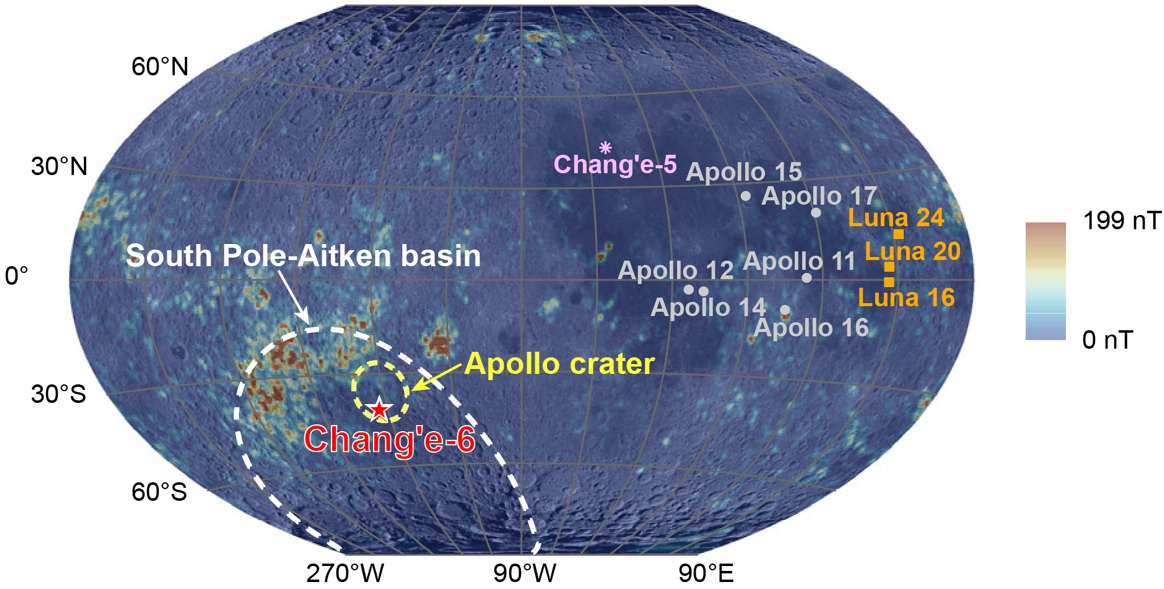 首次揭示月球背面古磁场信息，“嫦娥六号”样品研究再获进展